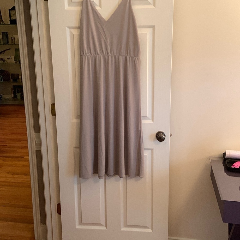 H&M Cream Sleeveless Sundress for Wedding Guest